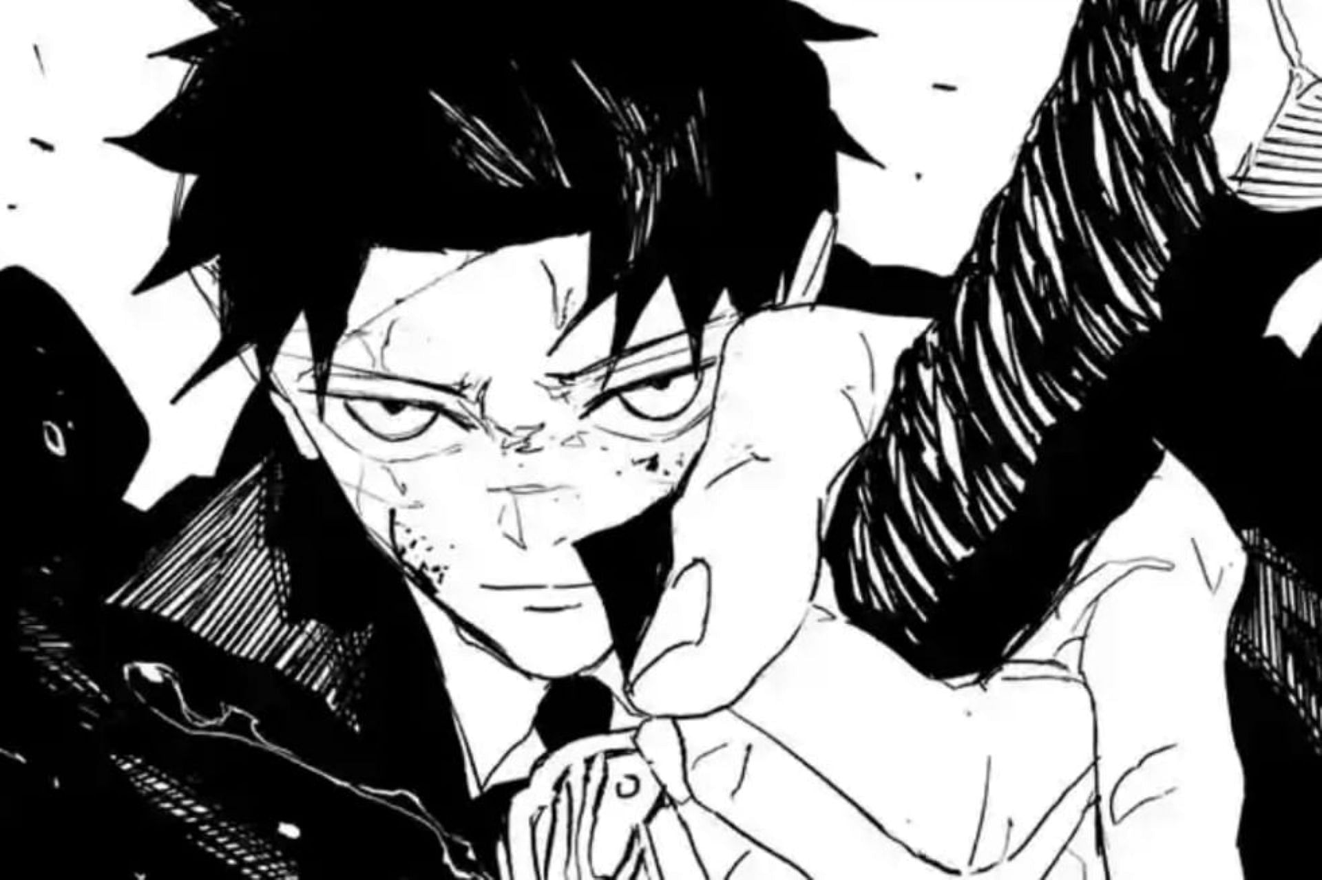 Chihiro faces Samura (Image via Shueisha)